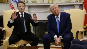 Macron elnök az amerikai kapcsolatokról és az európai védelem erősítéséről nyilatkozott