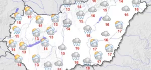 Napsütést nem, esőt annál inkább hoz a hétvége