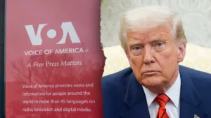 Trump vádolja a nagy médiát „törvényellenes” tudósítással, gyakorlatilag megszünteti a Voice of America működését