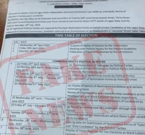 Figyelmen kívül hagyják a hamis választási értesítést, kéri a LASIEC a Lagos-i lakosokat
