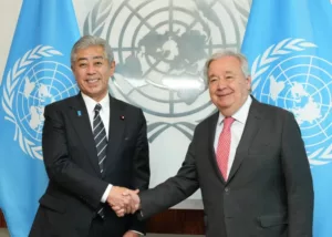 Iwaya és Guterres is sürgetik az ENSZ Biztonsági Tanácsának reformját