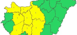 Nyolc megyére adtak ki első fokú figyelmeztetést az erős szél miatt