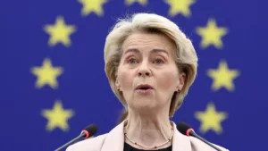 Von der Leyen: Súlyos csapást mérnek a világgazdaságra Trump vámjai, emberek milliói fognak szenvedni