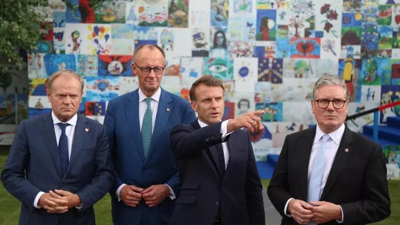 Nemzetközi Diplomáciai Értekezlet Trump-pal a Háttérben