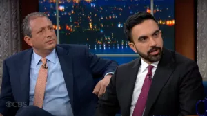 Kemény kérdések Mamdanihoz: Izraelről és az antiszemitizmusról faggatta Colbert a New York-i polgármesterjelöltet