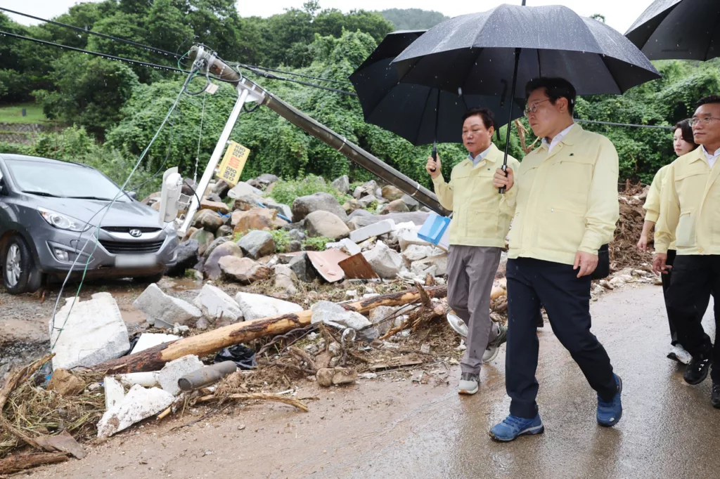 Dél-Korea komoly időjárási károk miatt különleges katasztrófaövezeteket jelölt ki