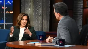 Kamala Harris kerülte a választ a Démokrata Párt vezetőjéről