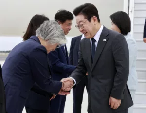 Lee Jae Myung elnök megérkezett New Yorkba az ENSZ Közgyűlésén való részvétel céljából