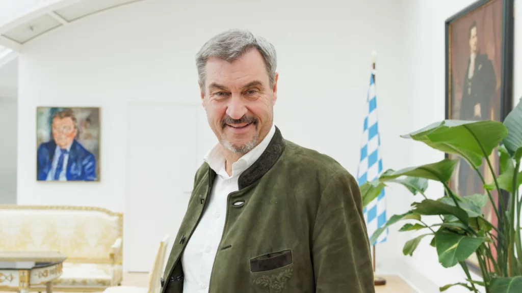 Markus Söder a zöldekkel és Izraellel kapcsolatos nézeteiről nyilatkozik