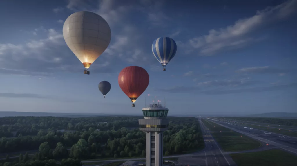 Hatodszor ebben a hónapban: titokzatos léggömbök bénítják meg a légteret