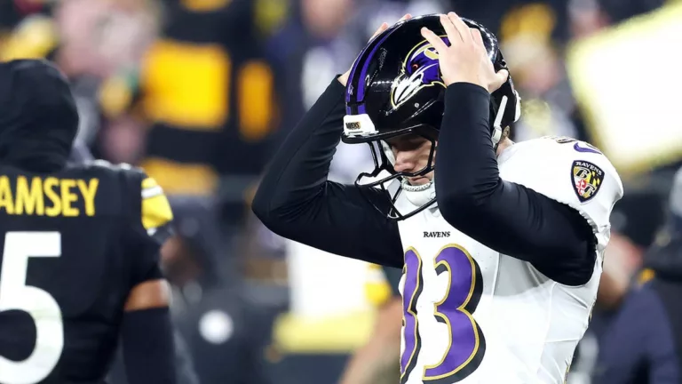 Dramatikus vége lett a Baltimore Ravens szezonjának: elhibázott mezőnygól döntött a Steelers javára