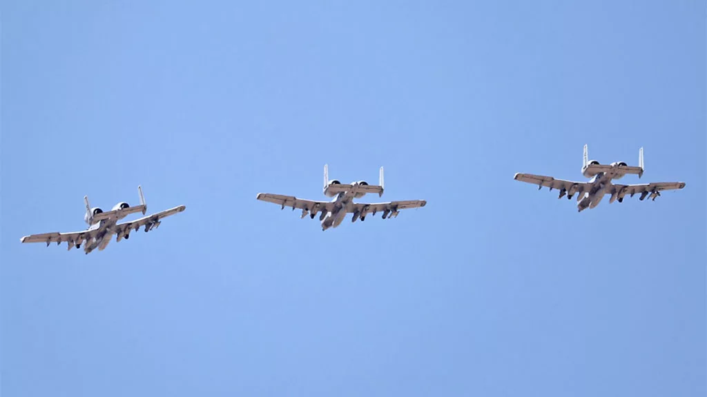 A-10 Warthog új szerepben: tengeri célpontok Irán ellen